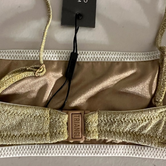Triangl gold sparkle top - Picture 4 of 4
